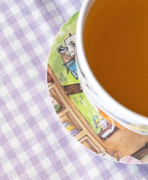 Sous-tasses "Les quatre saisons" (disponible à l'unité ou en lot)