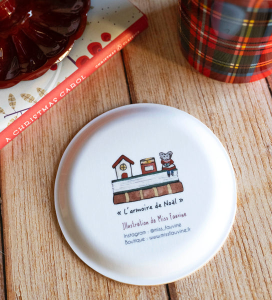 Sous-tasses "Les quatre saisons" (disponible à l'unité ou en lot)