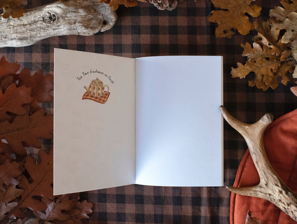 CARNETS Tea Time d'automne, papeterie