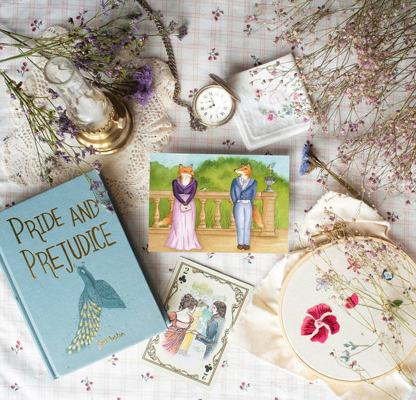 Pack  collection " Feather Park"  : cartes, bloc-notes, marque-pages - papeterie