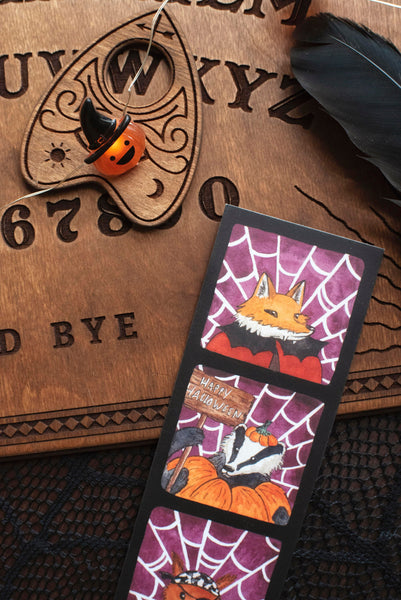 MARQUE-PAGE Photomaton Halloween