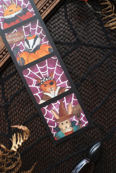 MARQUE-PAGE Photomaton Halloween