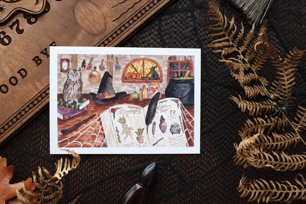 PACK Happy Halloween, cartes, stickers, marque-pages - papeterie
