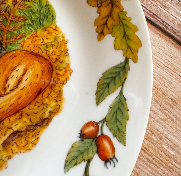 Assiette en porcelaine avec légers défauts « Tea time d'automne en forêt »