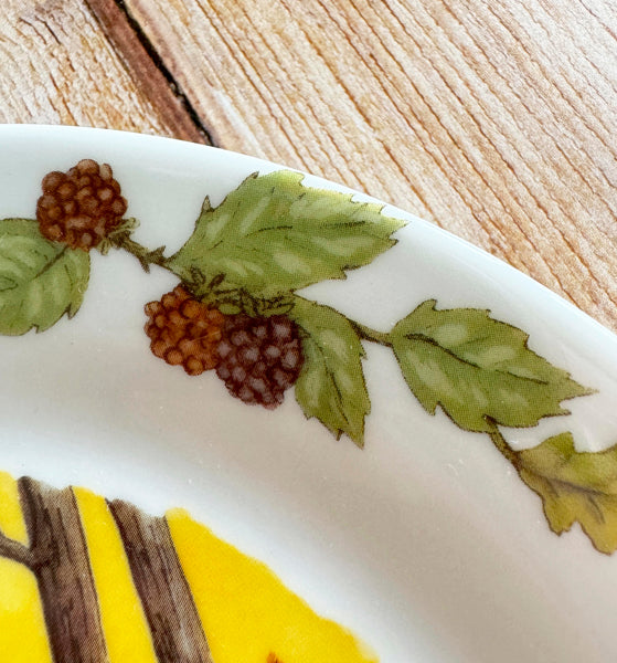 Assiette en porcelaine avec légers défauts « Tea time d'automne en forêt »