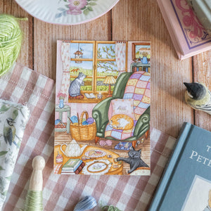 CARTE " Cottage printanier" - carterie - décoration