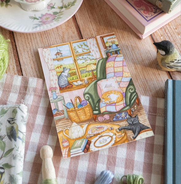 CARTE " Cottage printanier" - carterie - décoration