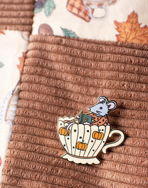 Pin's "Tasse d'automne" - Accessoire