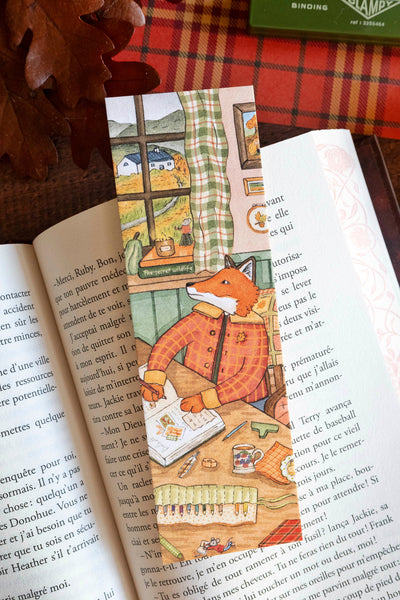 Marque-page "L'atelier d'automne de Kazirou"- carterie - papeterie