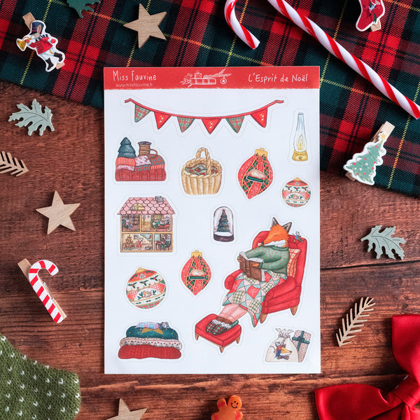 Carnet ligné A5 "L'Esprit de Noël", papeterie