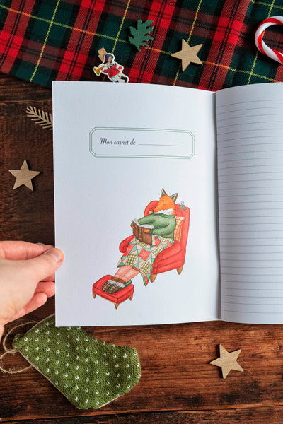 Carnet ligné A5 "L'Esprit de Noël", papeterie