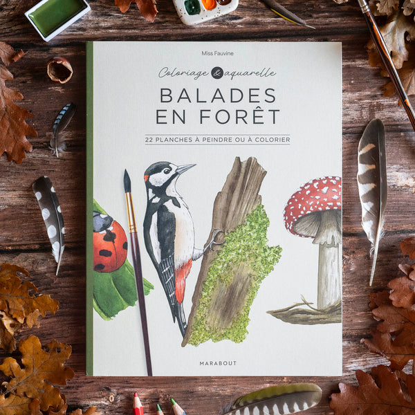 Livre de coloriage "Balades en forêt"