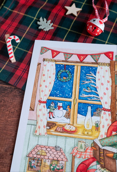 Affiche "L'Esprit de Noël" A4 - Affiche - décoration