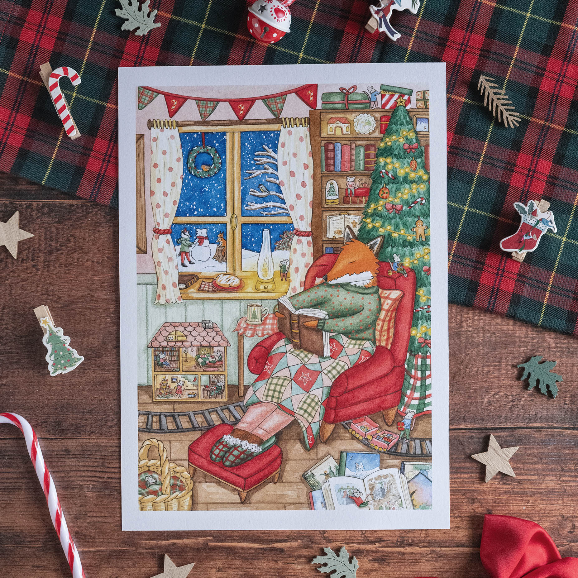 Affiche "L'Esprit de Noël" A4 - Affiche - décoration