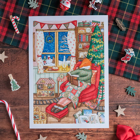 Affiche "L'Esprit de Noël" A4 - Affiche - décoration