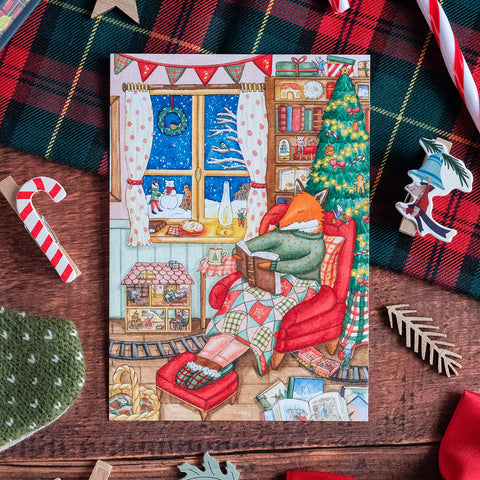 CARTE "L'Esprit de Noël" A6, - carterie - papeterie