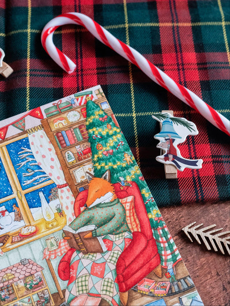 CARTE "L'Esprit de Noël" A6, - carterie - papeterie