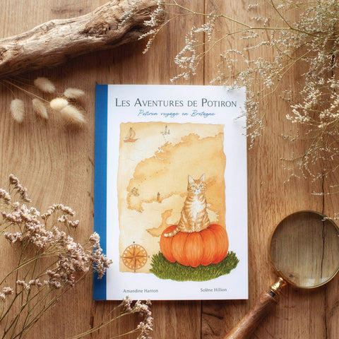 Livre : "Les aventures de Potiron : Potiron voyage en Bretagne"
