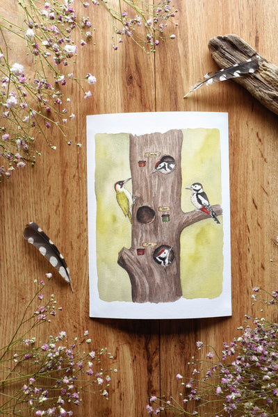 AFFICHE Bienvenue chez les pics - décoration, impressions d’art