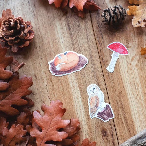 STICKERS Automne - papeterie
